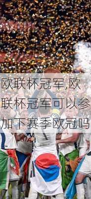 欧联杯冠军,欧联杯冠军可以参加下赛季欧冠吗